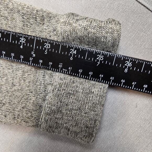 Sherpa Shacket L.L. Bean Men’s M Button Down Shirt Jacket Gray Fleece Lined - Picture 12 of 14